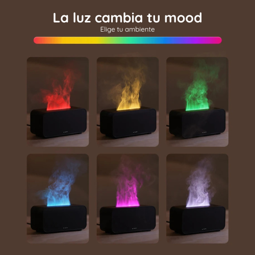 Difusor Ambiental con Efecto Llama