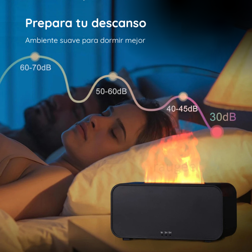 Difusor Ambiental con Efecto Llama