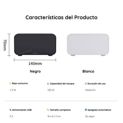 Difusor Ambiental con Efecto Llama